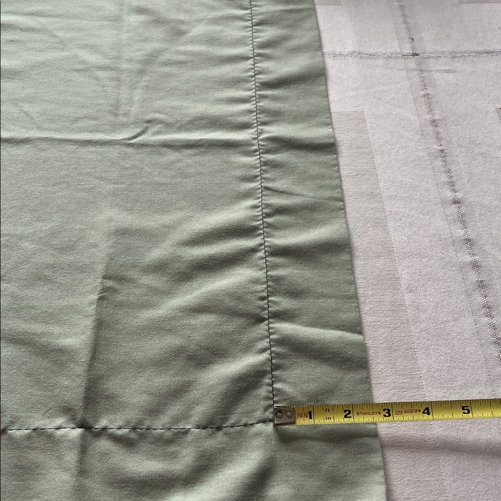 Twin Bed Ruffle Skirt And Sham Set Sage Green - Picture 4 of 4